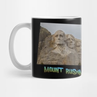 South Dakota State Outline (Mount Rushmore) Mug